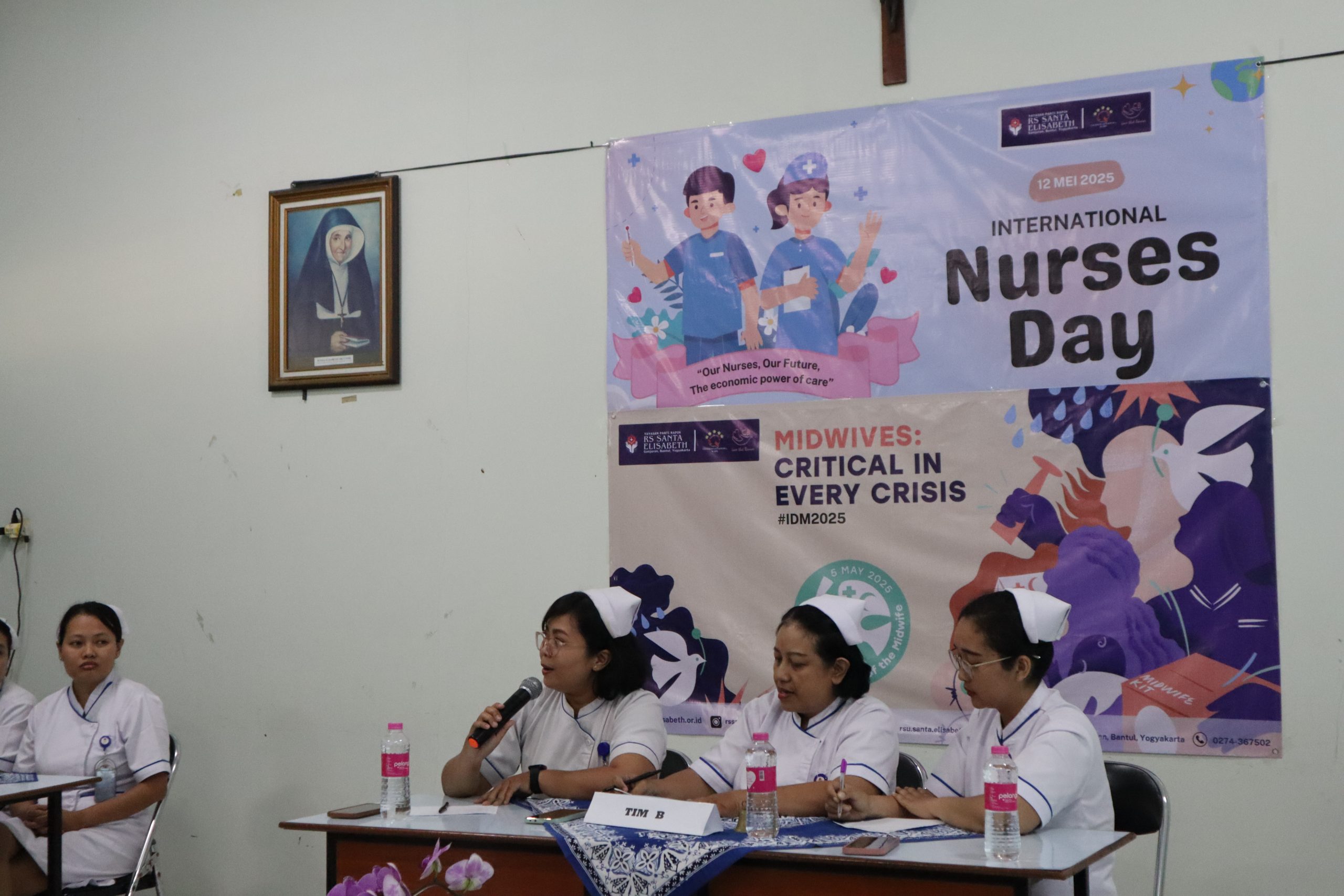 Semarak Lomba Cerdas Cermat dalam Rangka Hari Perawat Internasional dan Hari Bidan Sedunia 2025 di RS Santa Elisabeth Ganjuran
